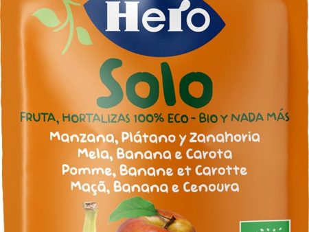 (1 Unidad Sabor Aleatorio) Hero Solo Bolsita de Frutas y Hortalizas (100g) - Embalaje Deteriorado Online Sale