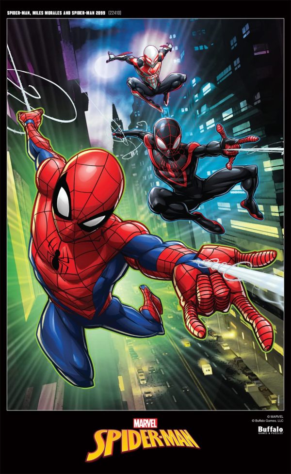 Rompecabezas de Piezas Grandes - Marvel: Miles Morales y Spider-Man 2099 - 300 Piezas Fashion