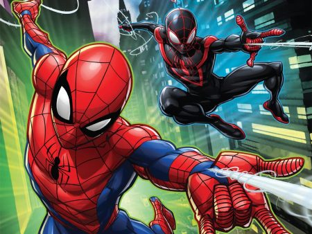 Rompecabezas de Piezas Grandes - Marvel: Miles Morales y Spider-Man 2099 - 300 Piezas Fashion