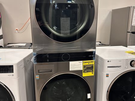 LG WASHTOWER SMART WASHER ELECTRIC DRYER LAUNDRY SET - WAS12882 WKE100HVA Hot on Sale