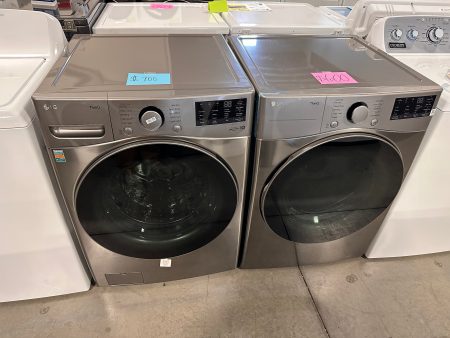 GREAT NEW STACKABLE LG LAUNDRY SET - WAS12867 DRY12246 Cheap