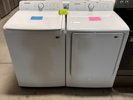 TOP LOAD WASHER with AGITATOR and ELECTRIC DRYER LAUNDRY SET - WAS12749 DRY12167 Online Sale