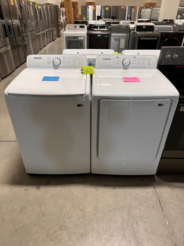 TOP LOAD WASHER with AGITATOR and ELECTRIC DRYER LAUNDRY SET - WAS12749 DRY12167 Online Sale